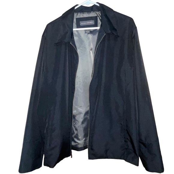 Men’s Banana Republic Black Jacket Size Large - Picture 1 of 7